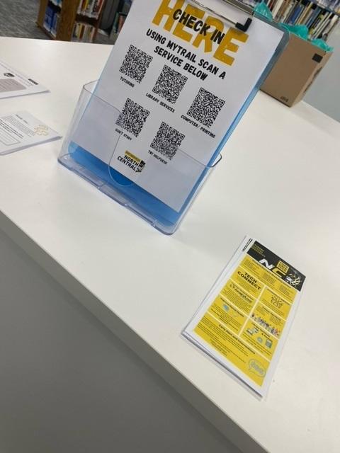 Check in area in Student Success Office.